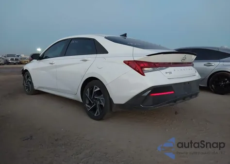 2025 Hyundai Elantra Hybrid Sel Sport from USA, damaged, VIN KMHLM4DJ4SU144380